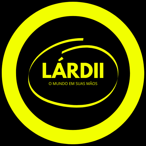 logo da empresa lárdii na cor amarelo e preto